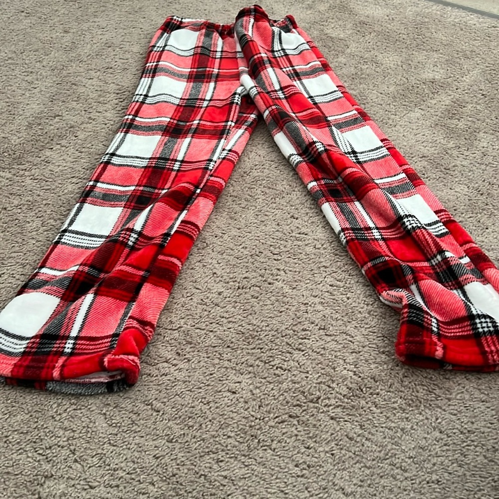 fluffy christmas pj pants